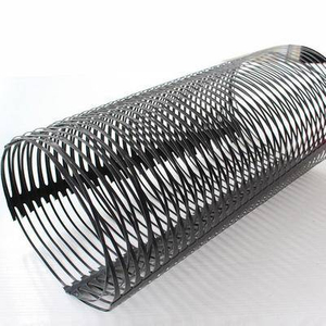 Geogrid Plastik Uniaxial PP/HDPE Kekuatan Tinggi untuk Dinding Penahan