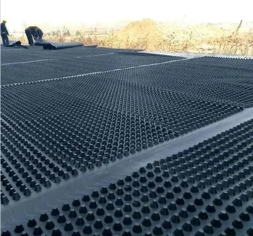 Papan Kepingan Saliran HDPE Plastik 10mm untuk Taman Bumbung