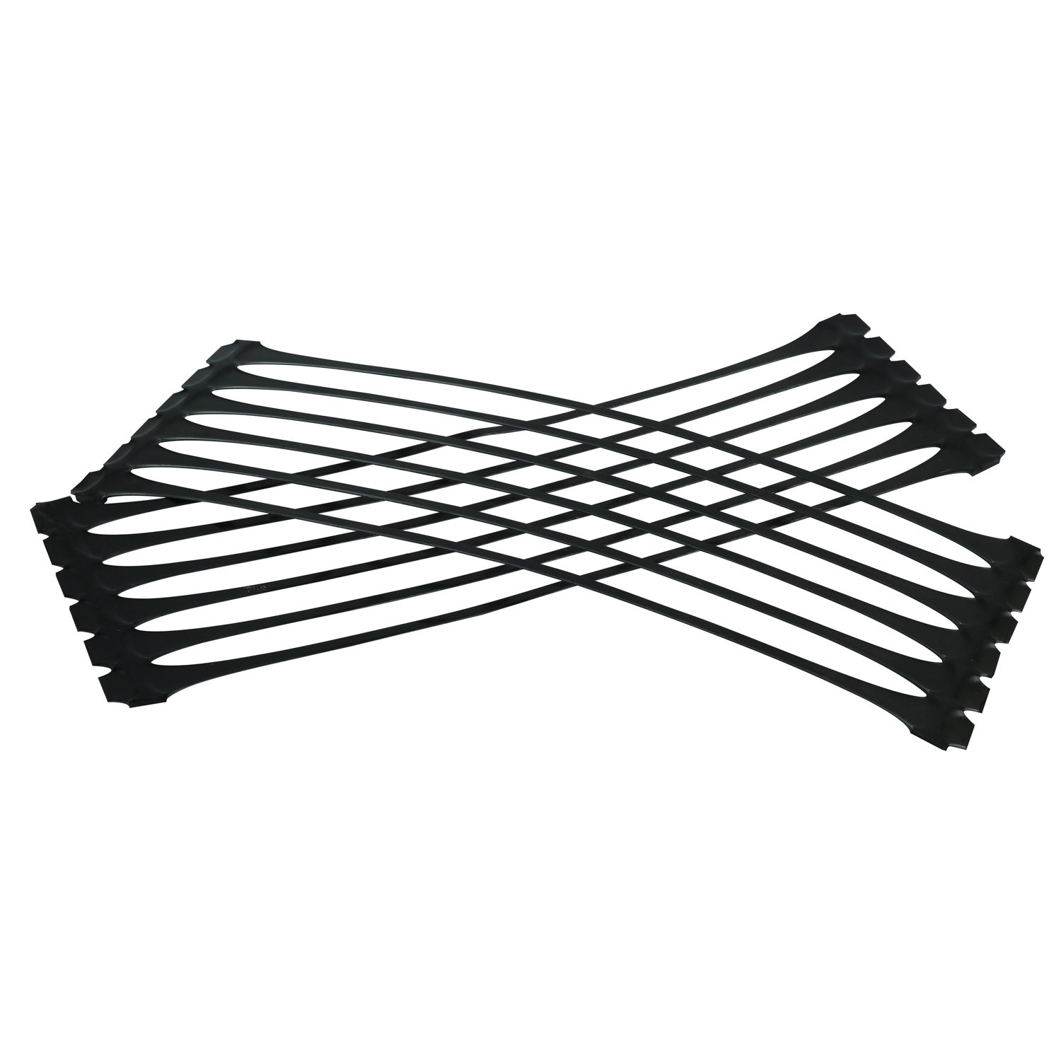 Geogrid Plastik Uniaxial PP/HDPE Kekuatan Tinggi untuk Dinding Penahan